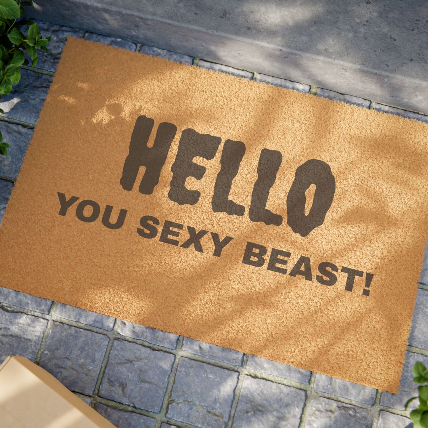 Hello You Sexy Beast Doormat