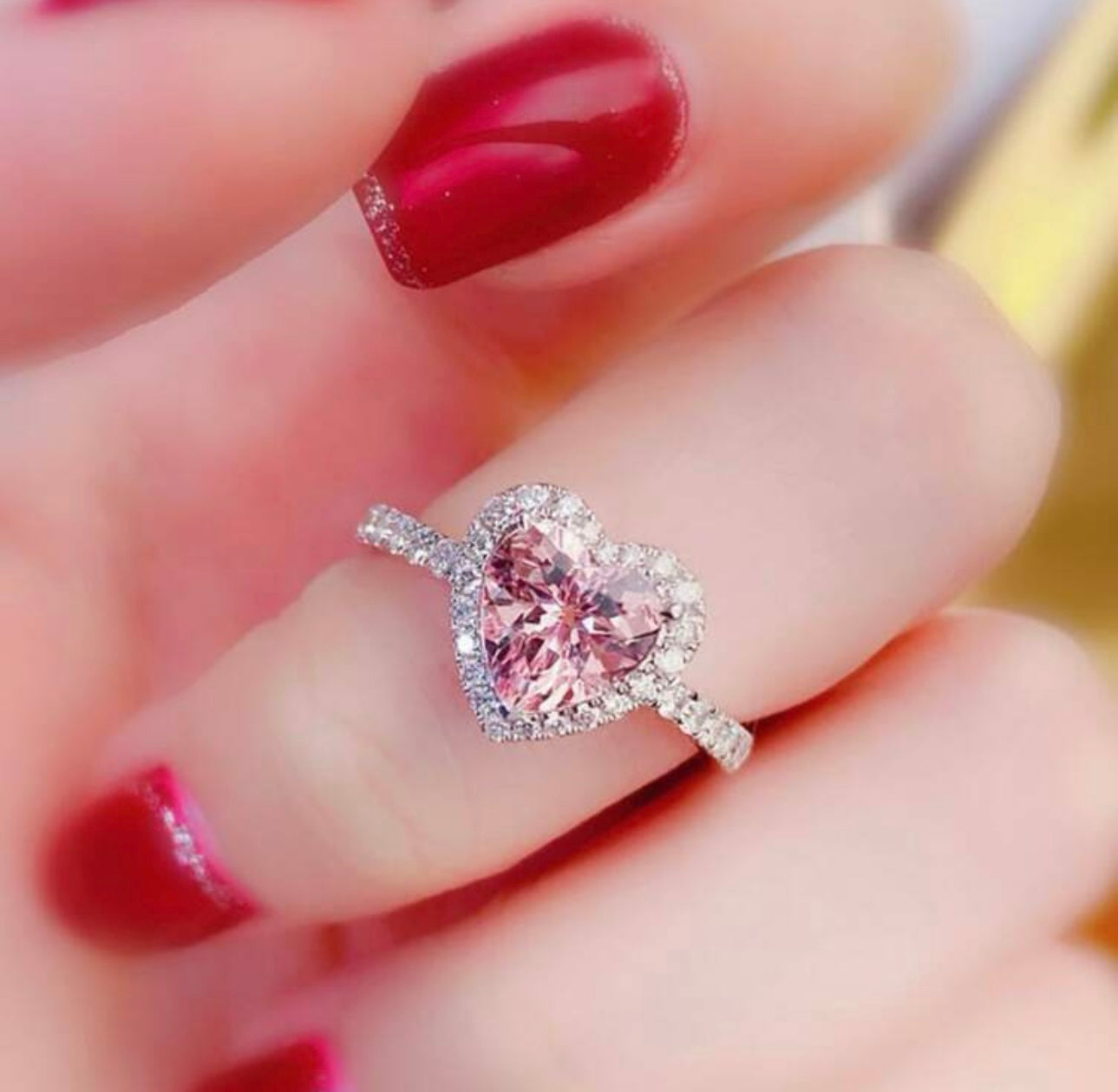 Pink Love Ring