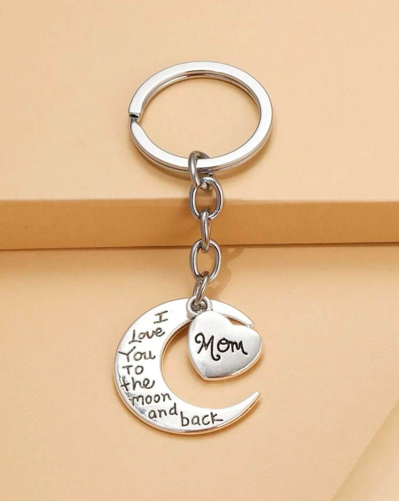 Gifts For Mom/I Love You To the Moon & Back keychain
