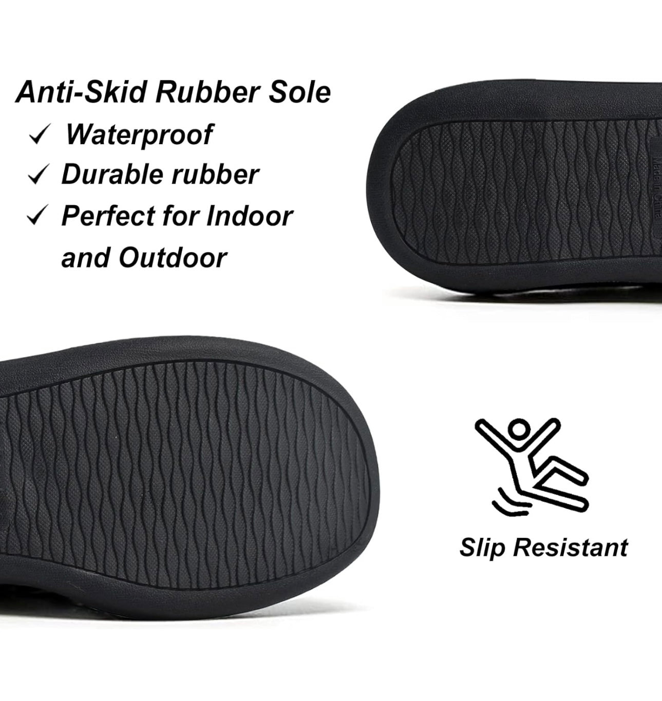 Golonbes Mens Memory Foam Slippers
