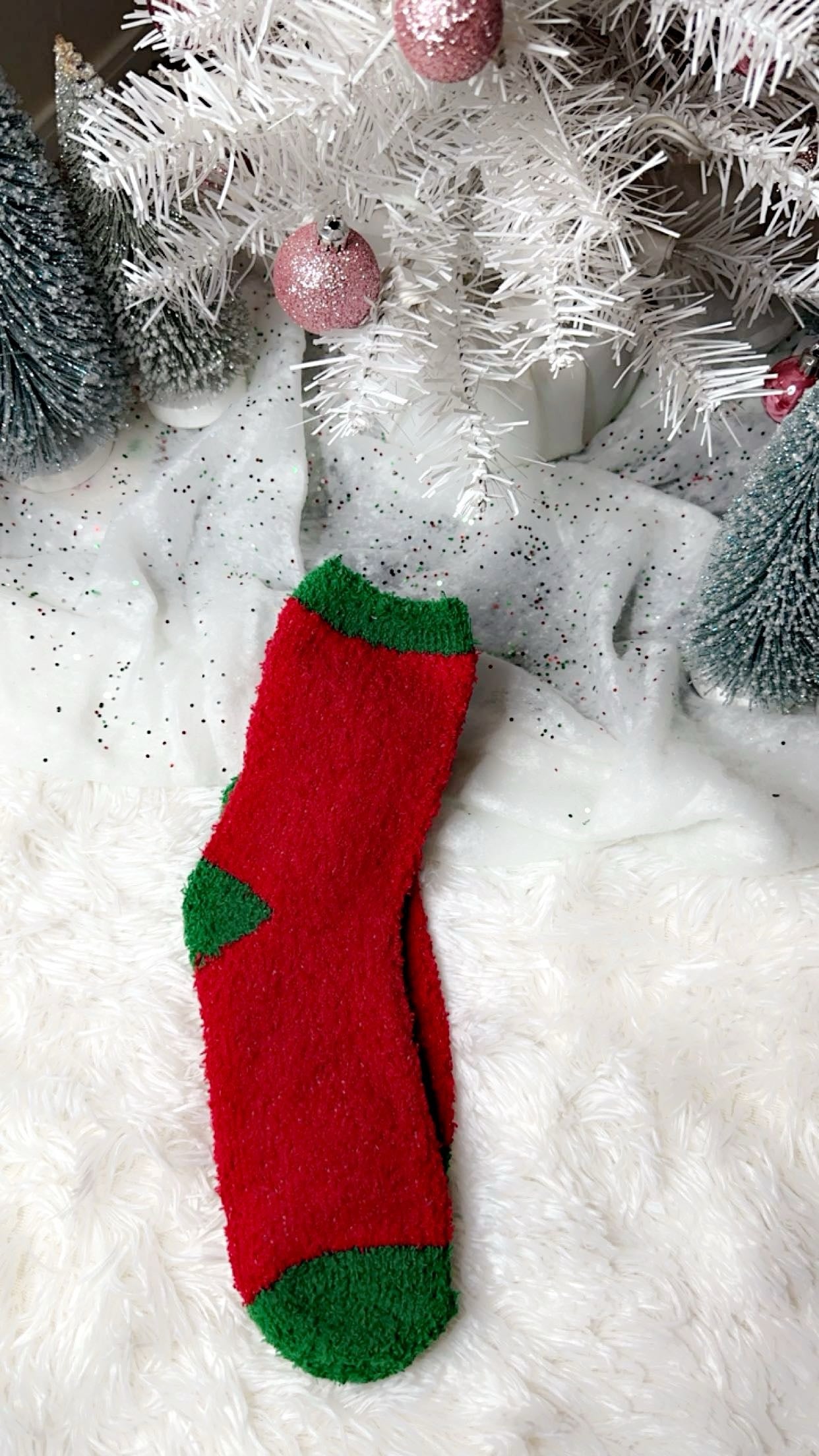 Christmas Fuzzy Socks