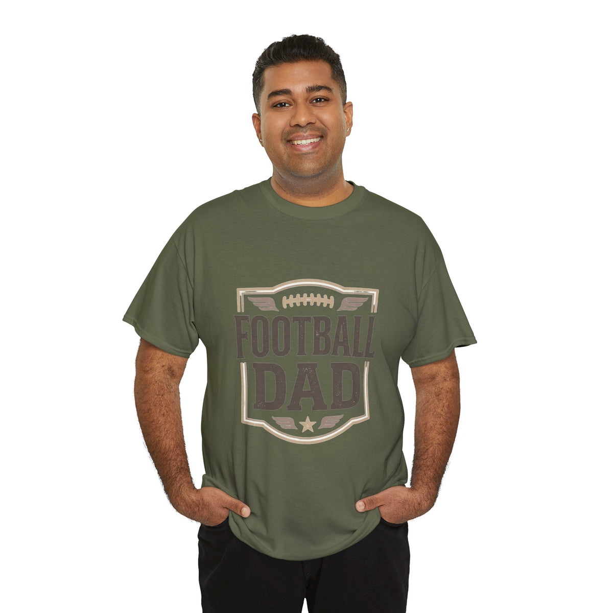 Football Dad T-Shirt — Vintage Football Dad Tee for Game Day & Father’s Gifts