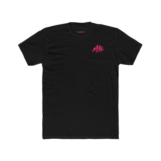I Made You Good Graphic Tee — Pink Anime Girl Illustration