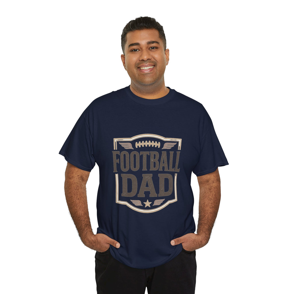 Football Dad T-Shirt — Vintage Football Dad Tee for Game Day & Father’s Gifts