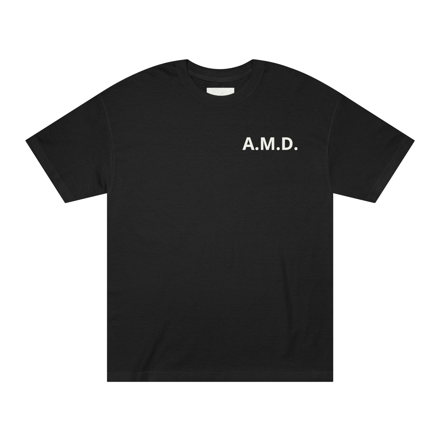 A.M.D. Mobile Mechanics Tee — 'We Come To You' Black Crewneck