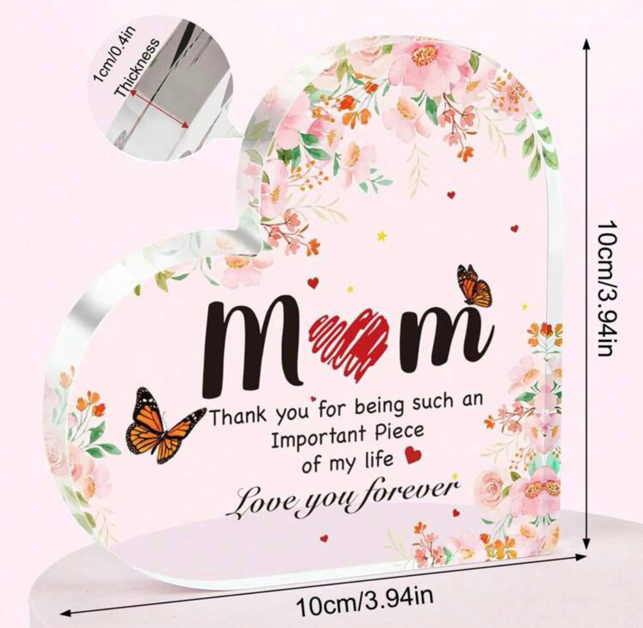 Thank You Heart For Mom