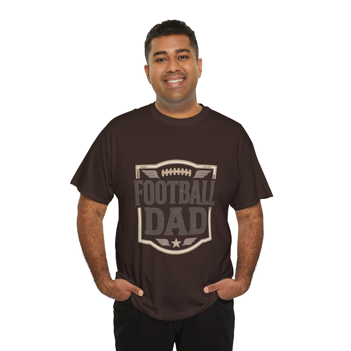 Football Dad T-Shirt — Vintage Football Dad Tee for Game Day & Father’s Gifts