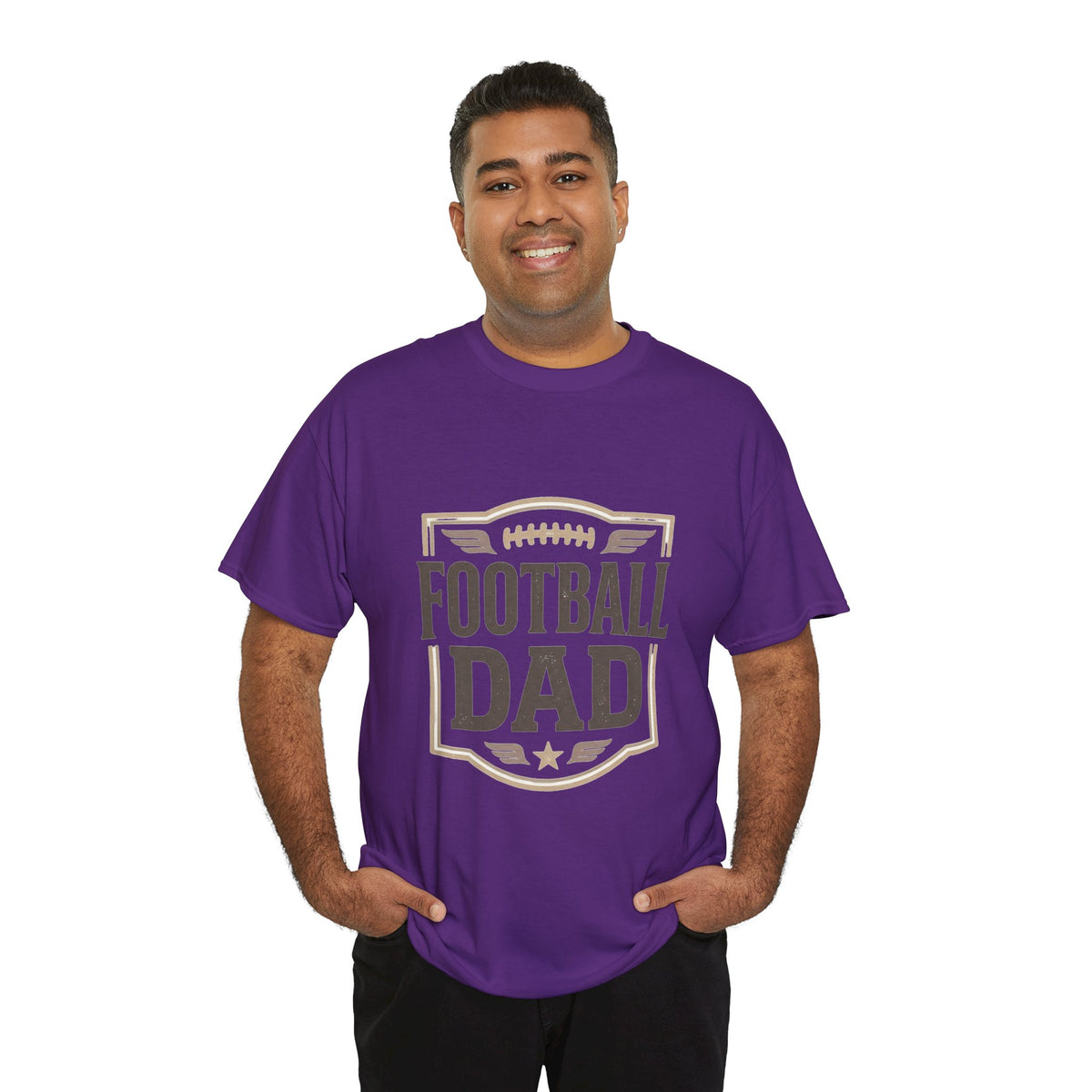 Football Dad T-Shirt — Vintage Football Dad Tee for Game Day & Father’s Gifts