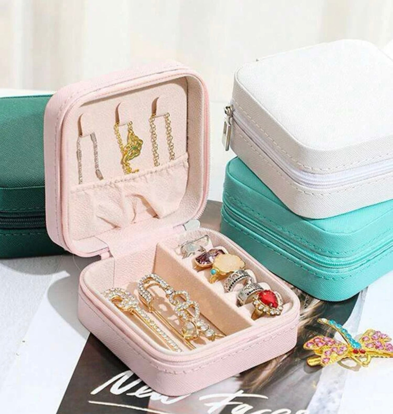 Travel Jewelry Storage Box