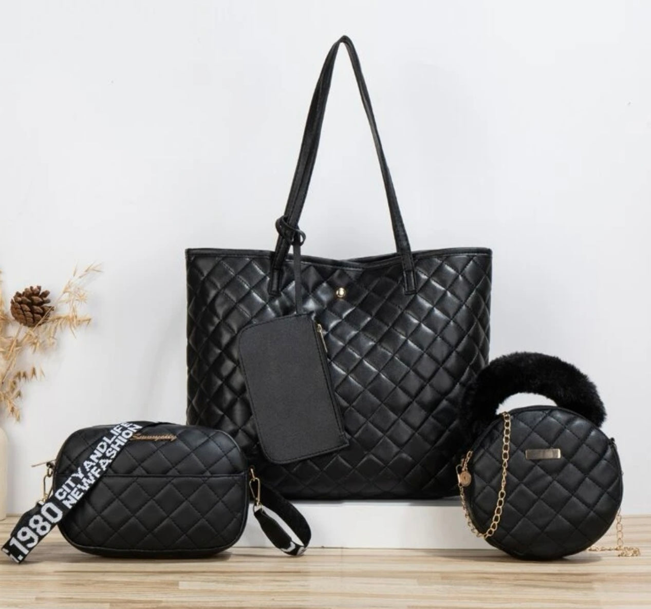 Fashion Shoulder Bag/Tote Set