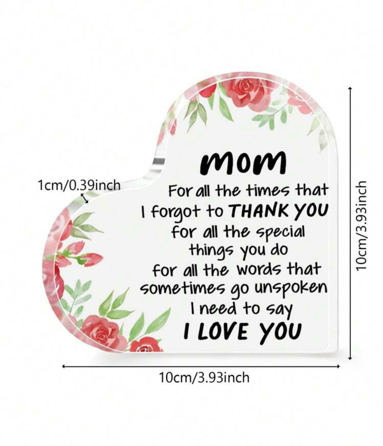 Thank You Heart For Mom