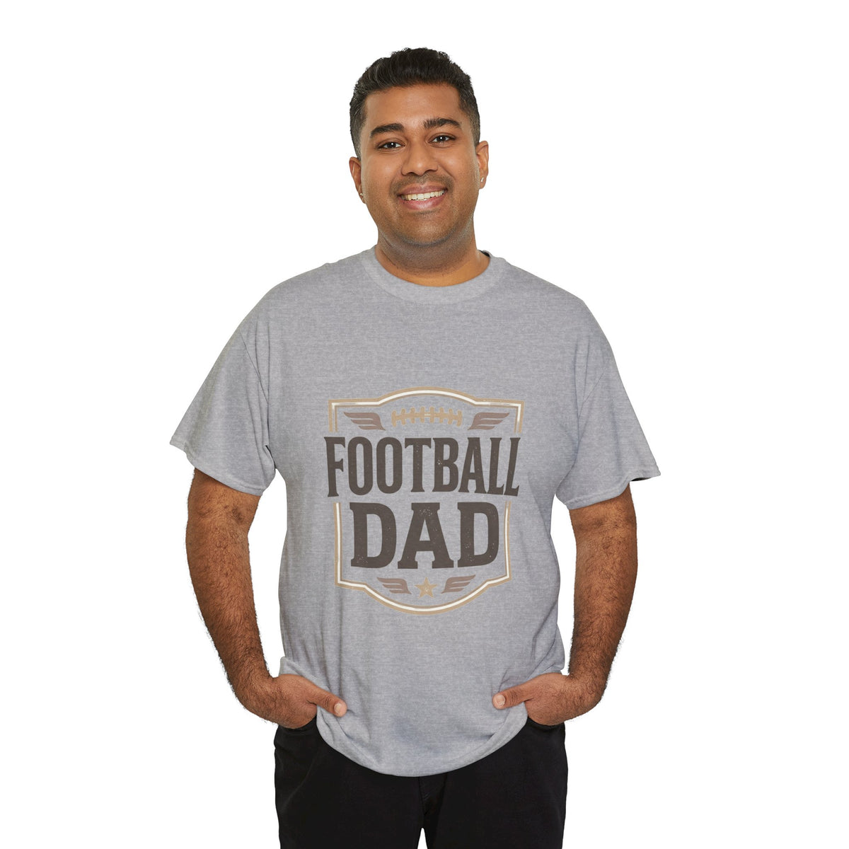 Football Dad T-Shirt — Vintage Football Dad Tee for Game Day & Father’s Gifts