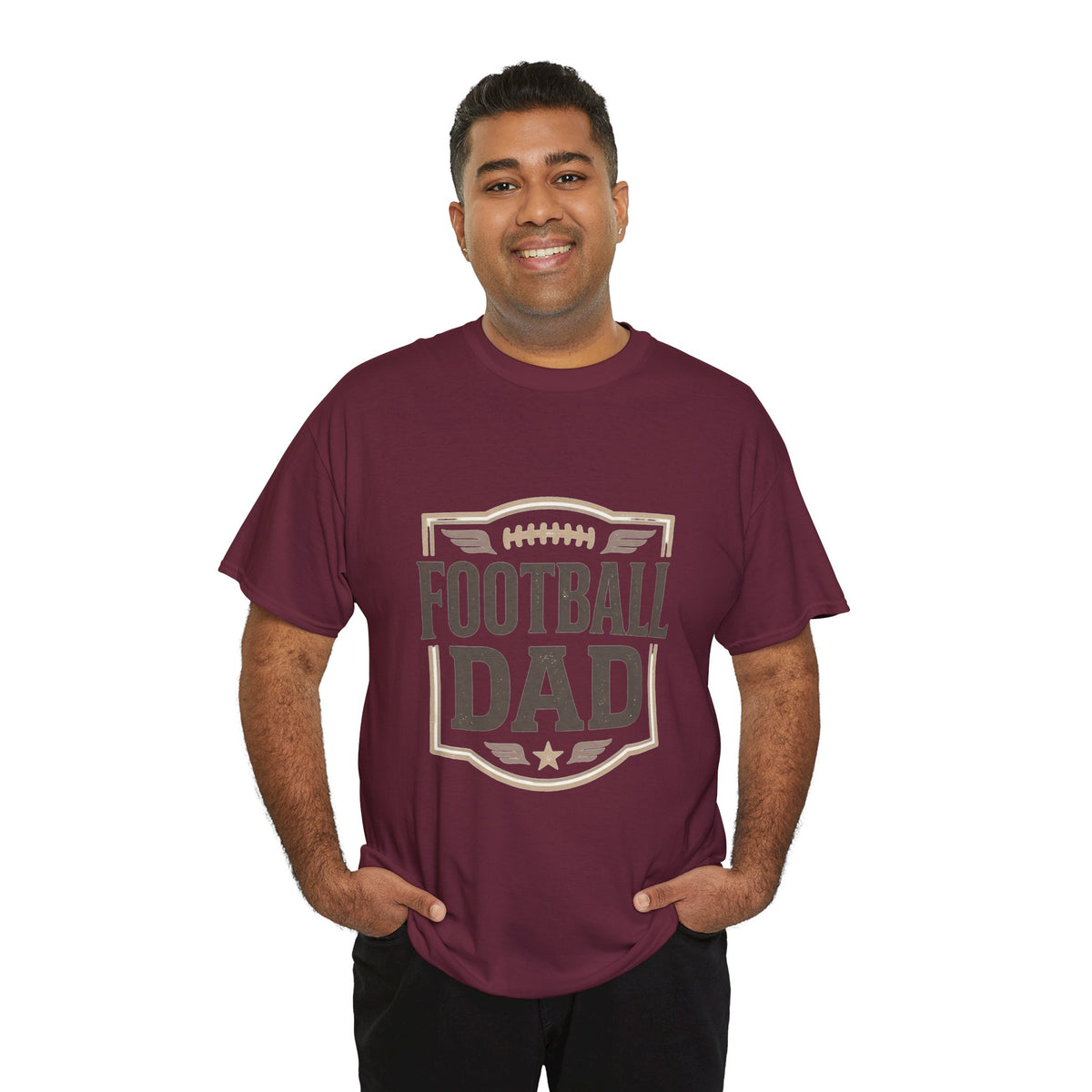 Football Dad T-Shirt — Vintage Football Dad Tee for Game Day & Father’s Gifts