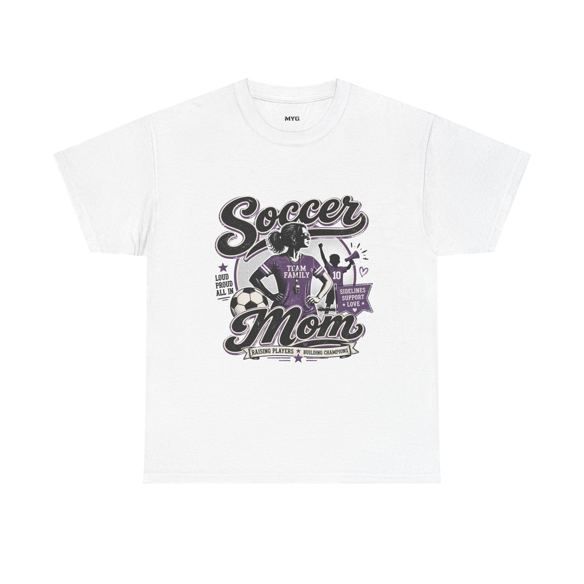 Soccer Mom T-Shirt – Proud Team Parent Graphic Tee