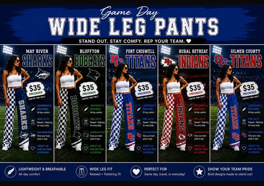 Game Day Pants **Custom Pre-Order**