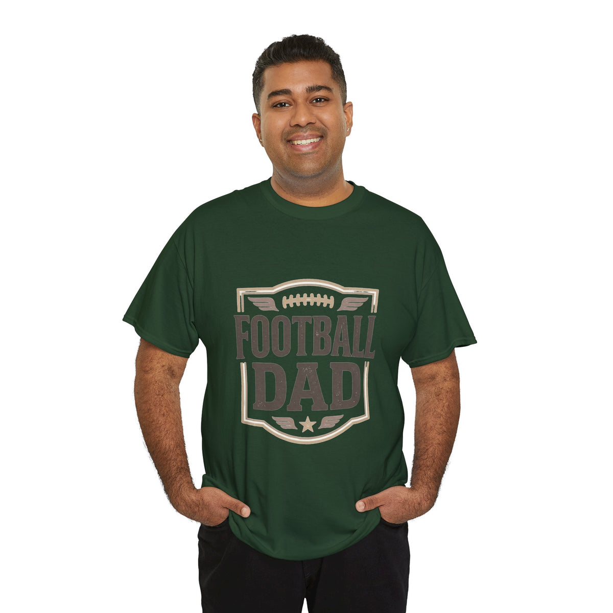 Football Dad T-Shirt — Vintage Football Dad Tee for Game Day & Father’s Gifts