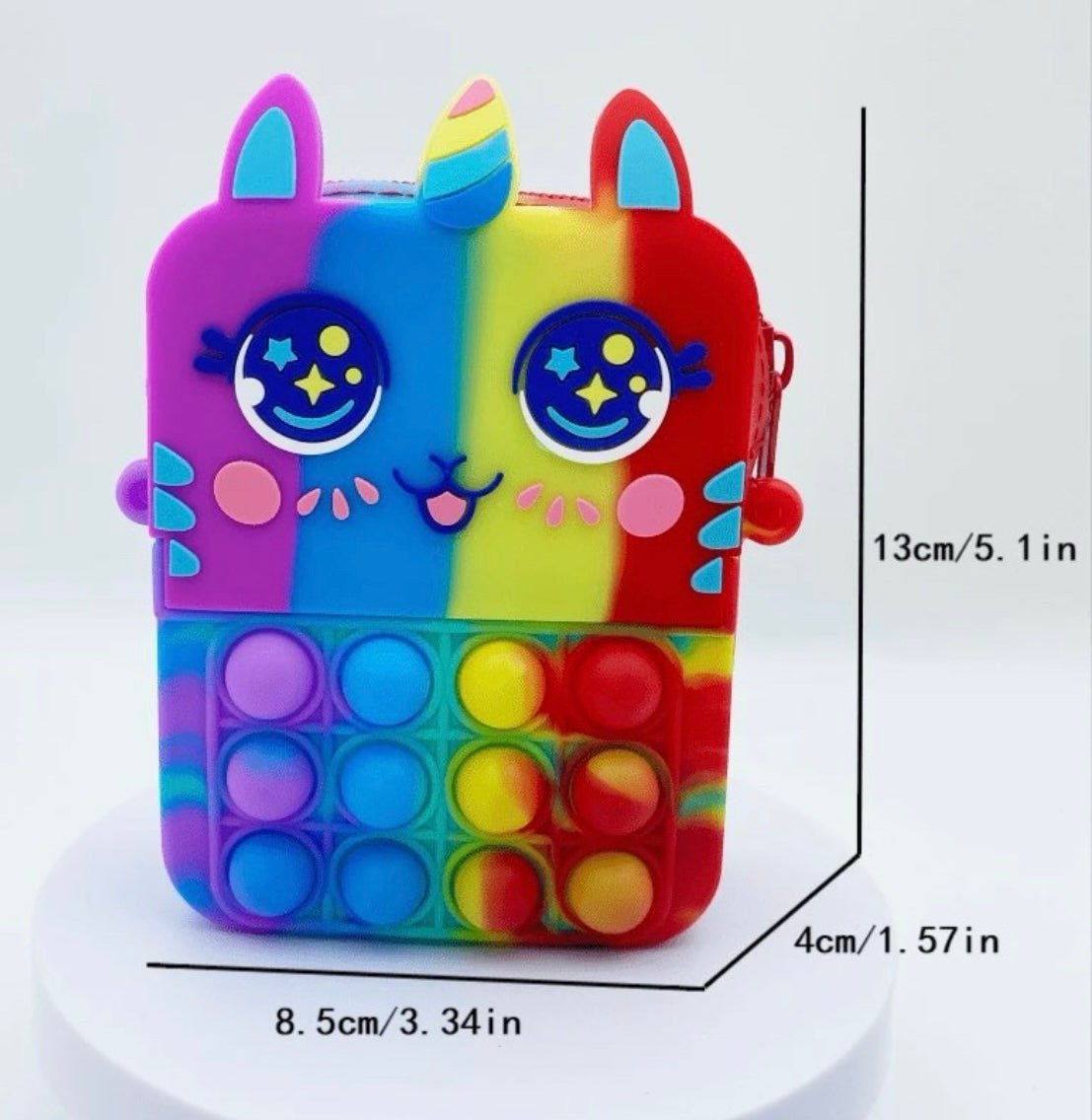 Fidget Silicone Crosbody