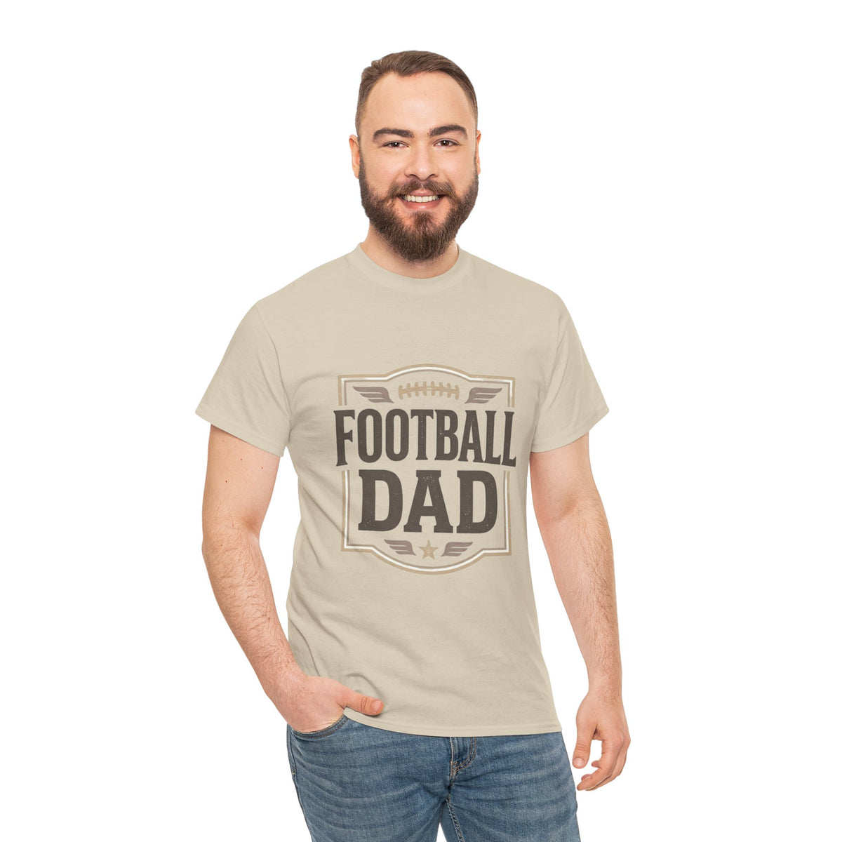 Football Dad T-Shirt — Vintage Football Dad Tee for Game Day & Father’s Gifts