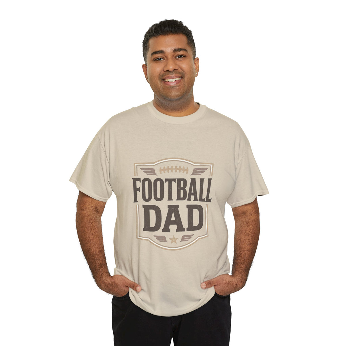Football Dad T-Shirt — Vintage Football Dad Tee for Game Day & Father’s Gifts