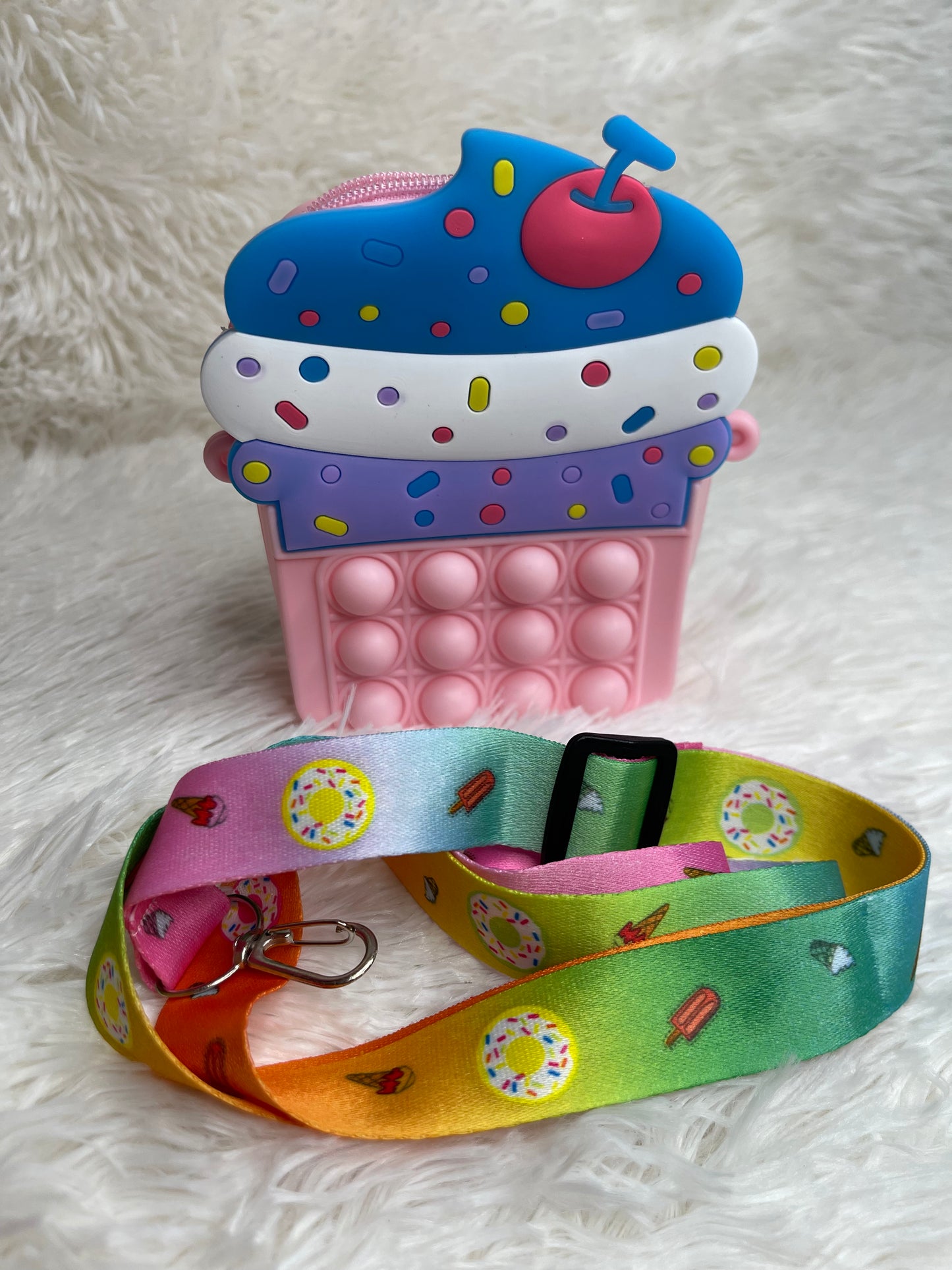 Fidget Silicone Crosbody