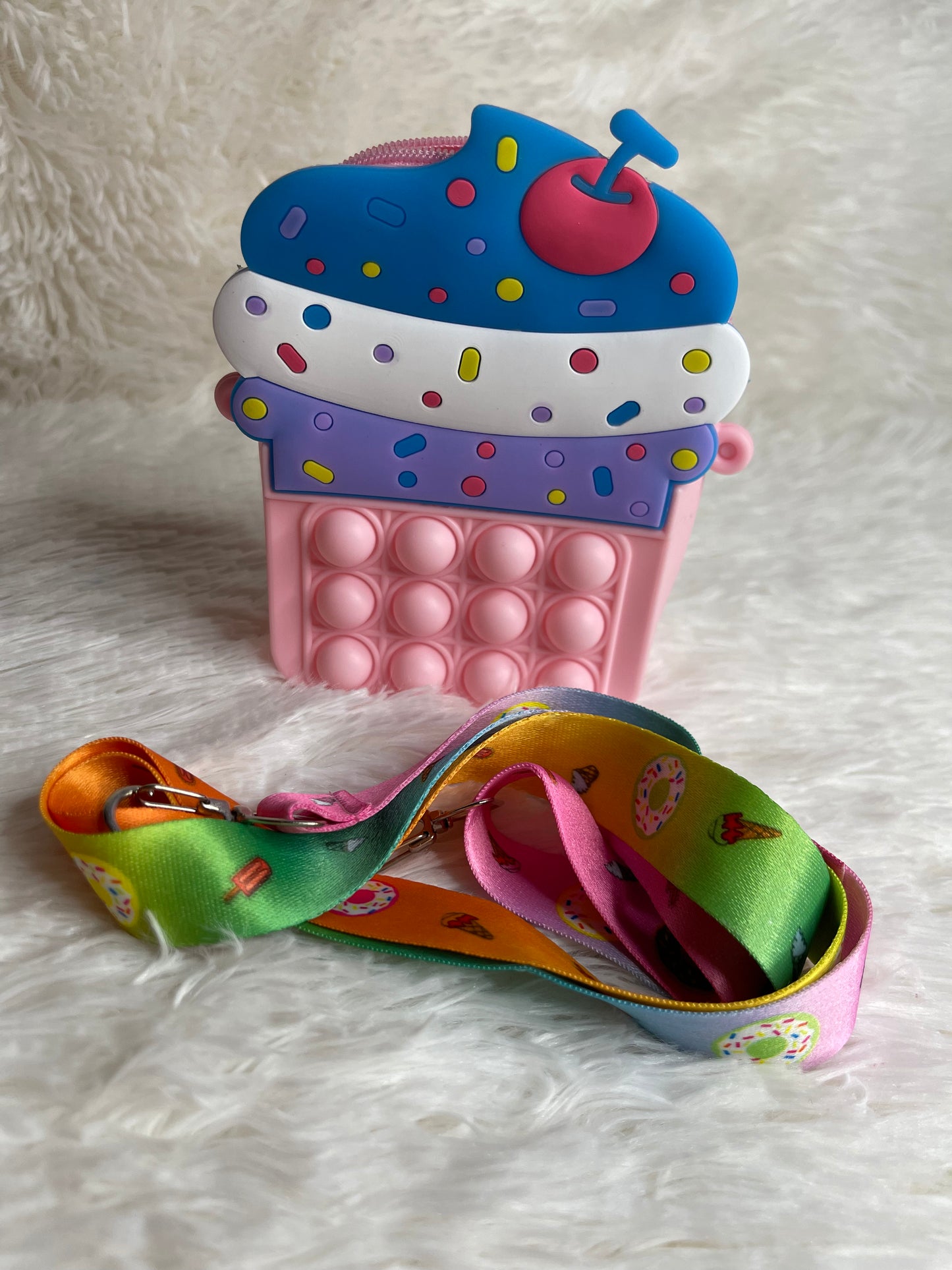 Fidget Silicone Crosbody