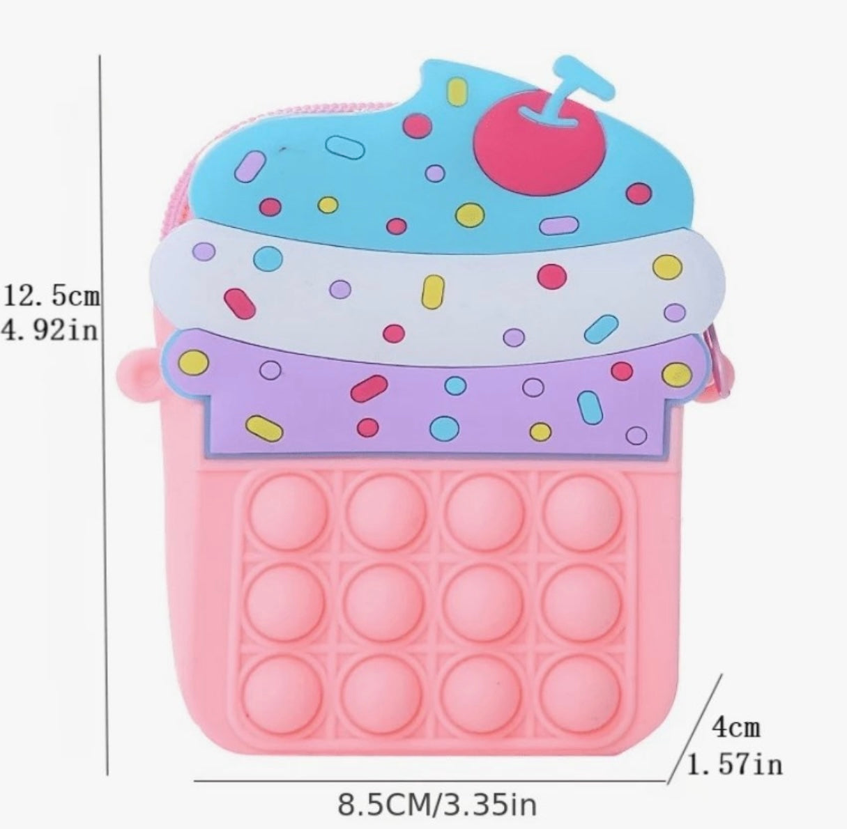 Fidget Silicone Crosbody