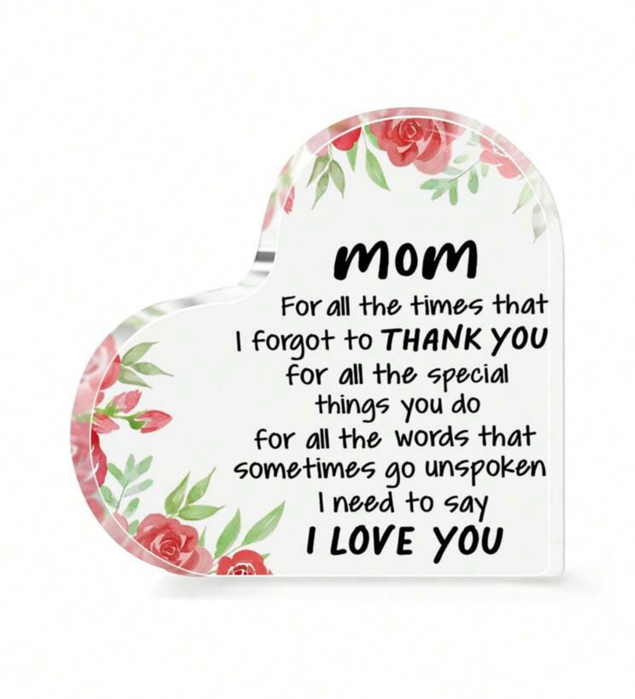Thank You Heart For Mom