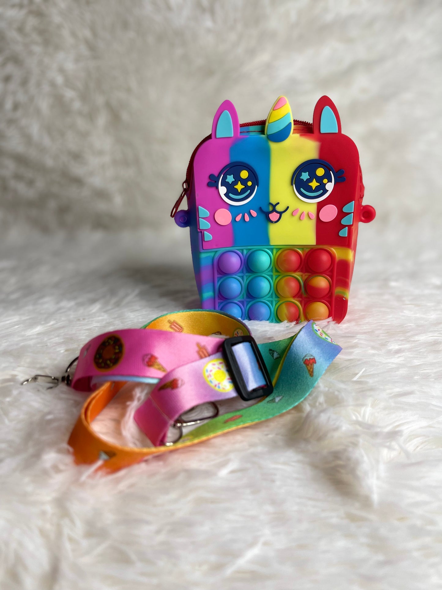 Fidget Silicone Crosbody