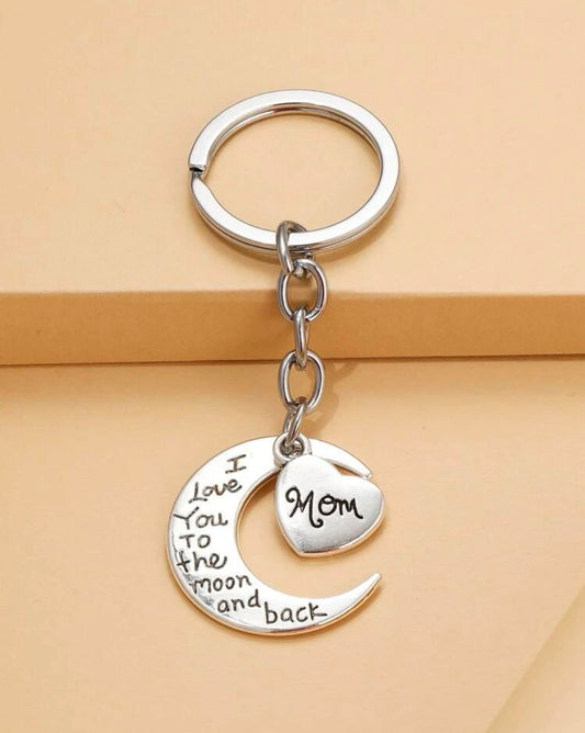 Gifts For Mom/I Love You To the Moon & Back keychain