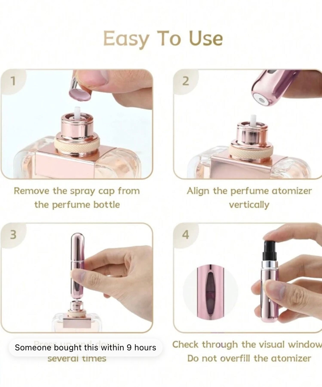 Refillable Perfume Bottle