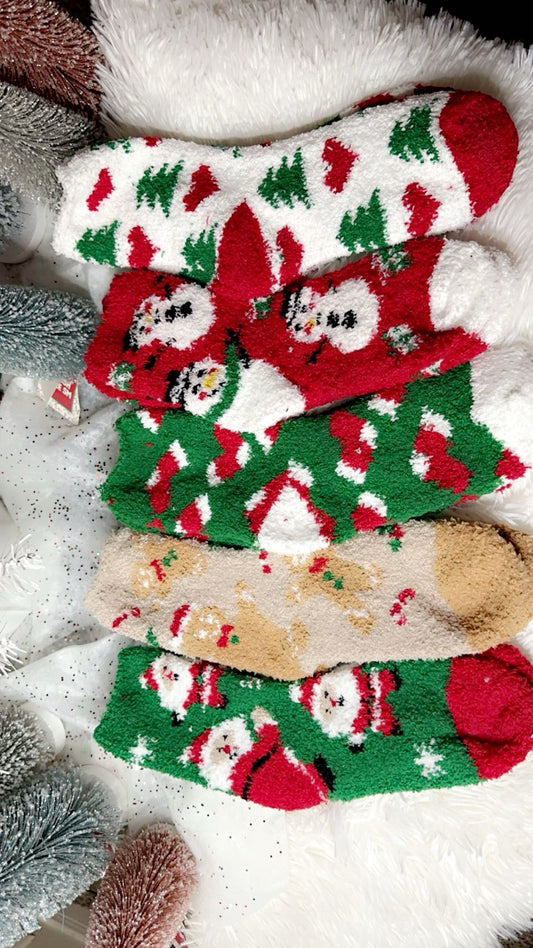 Christmas Fuzzy Socks