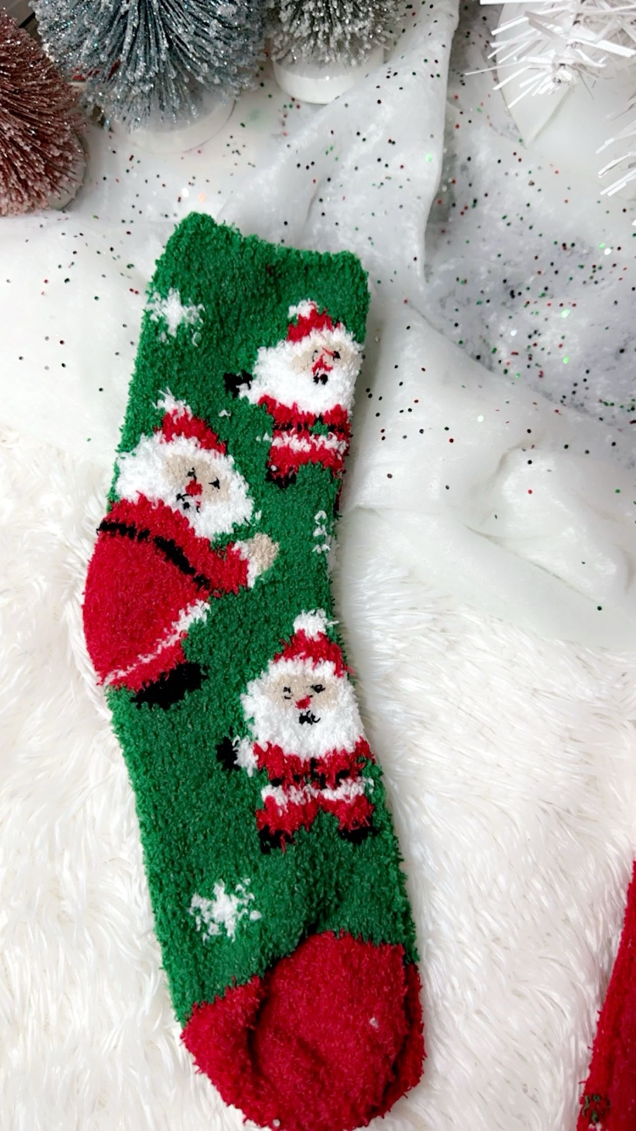 Christmas Fuzzy Socks
