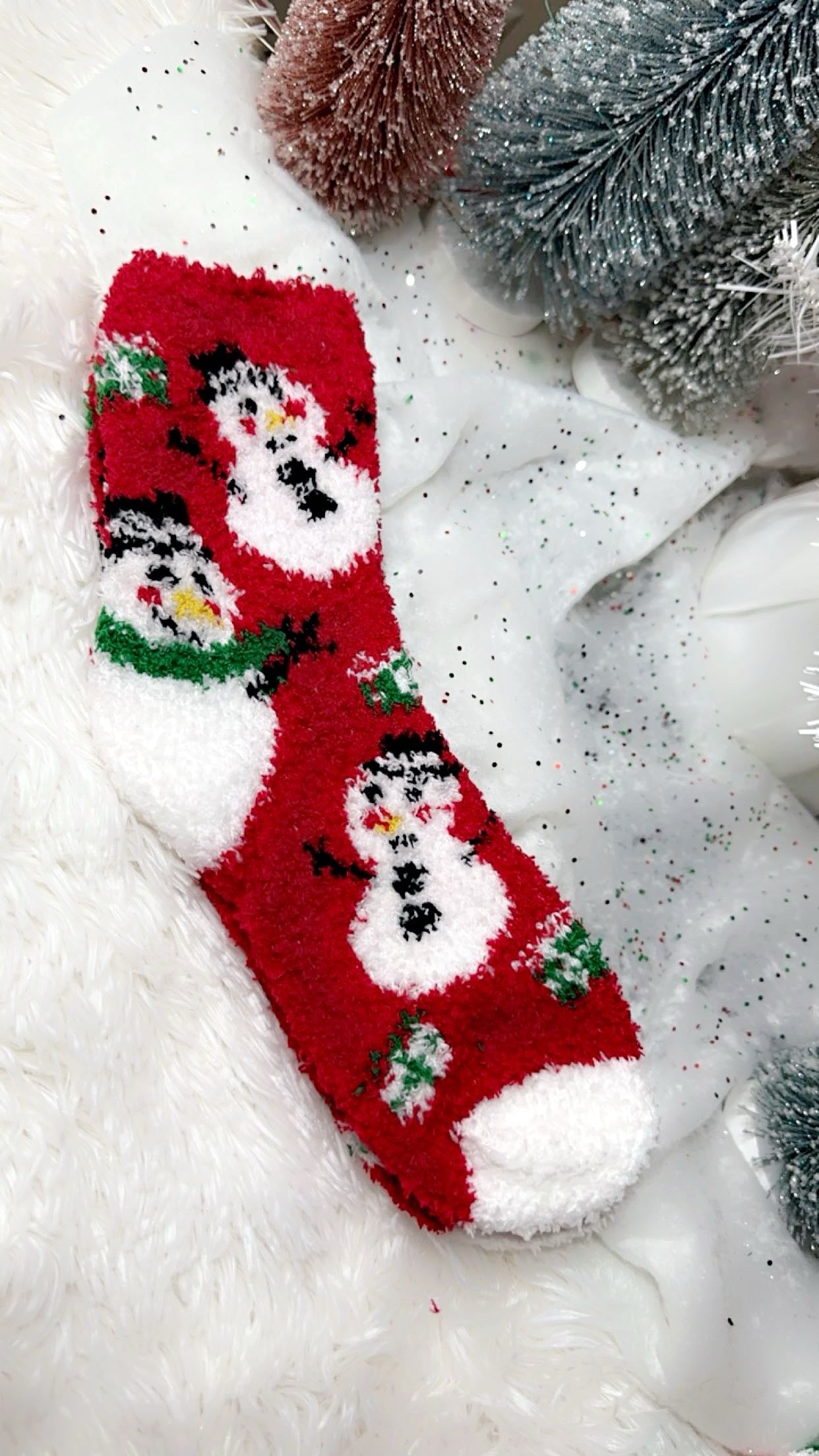 Christmas Fuzzy Socks